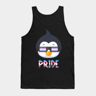 Penguin Transgender Flag Lgbt Tank Top